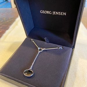 Georg Jensen "Savannah" (Style 628A) - SS & Smoky Quartz Pendant